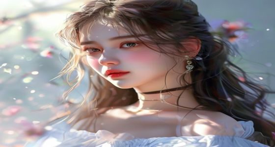 使用AiMeiNu平台生成的高清ai美女写真，画质细腻、构图专业、光影优美，展示平台输出质量